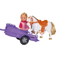 SIMBA Evi Love Jeep Met Paardentrailer -Kinderspeelgoed Korting 1122910 978ae4c0
