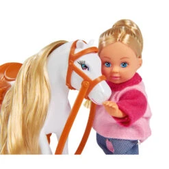 SIMBA Evi Love Jeep Met Paardentrailer -Kinderspeelgoed Korting 1122910 c56fda4a