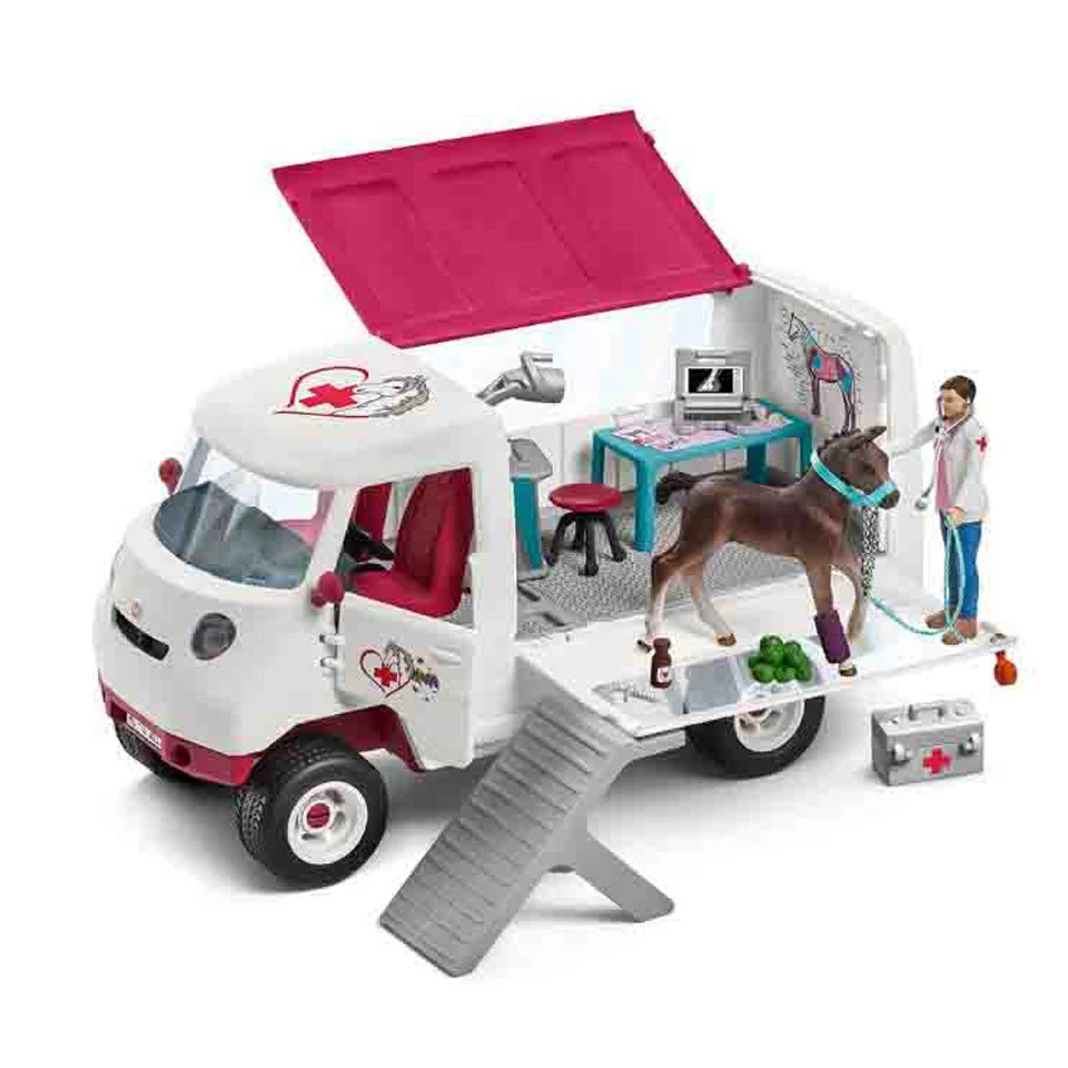 Schleich HORSE CLUB Mobiele Dierenarts Met Hannover Veulen 42370 4 Schleich HORSE CLUB Mobiele Dierenarts Met Hannover Veulen 42370 - Afbeelding 2
