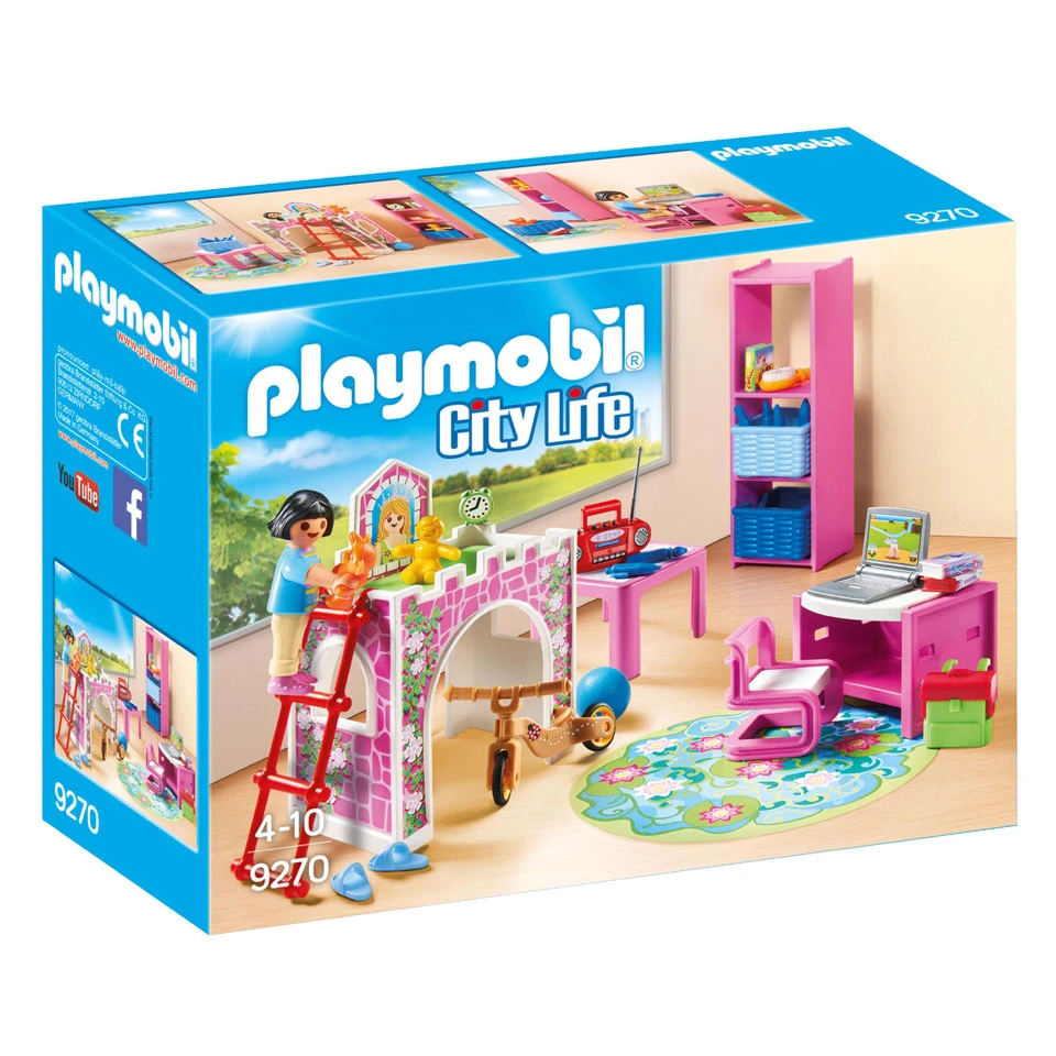 PLAYMOBIL City Life Kinderkamer Met Hoogslaper 9270 3 PLAYMOBIL City Life Kinderkamer Met Hoogslaper 9270