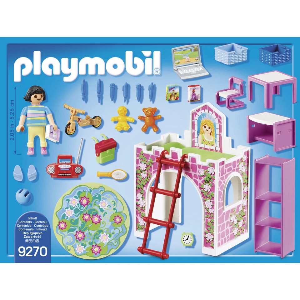 PLAYMOBIL City Life Kinderkamer Met Hoogslaper 9270 4 PLAYMOBIL City Life Kinderkamer Met Hoogslaper 9270 - Afbeelding 2