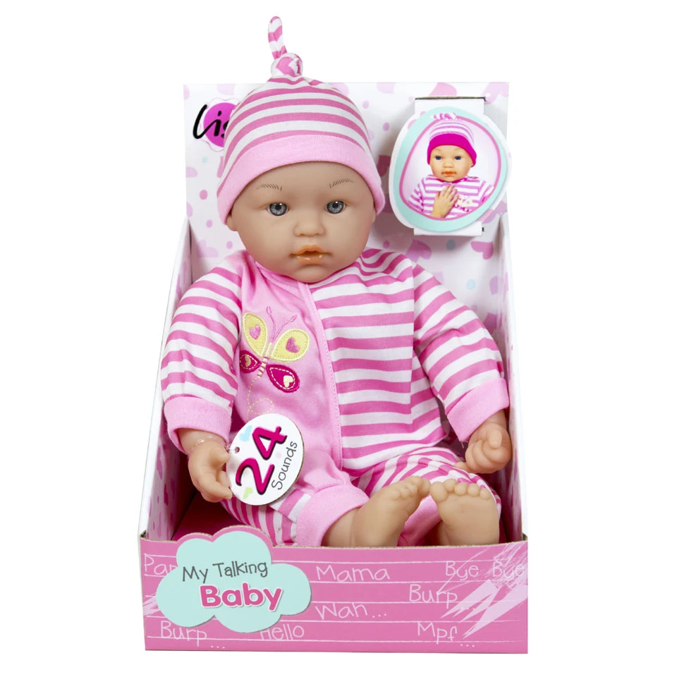 No Brand Lissi Babypop Met 24 Geluiden - 38 Cm 4 No Brand Lissi Babypop Met 24 Geluiden - 38 Cm - Afbeelding 2