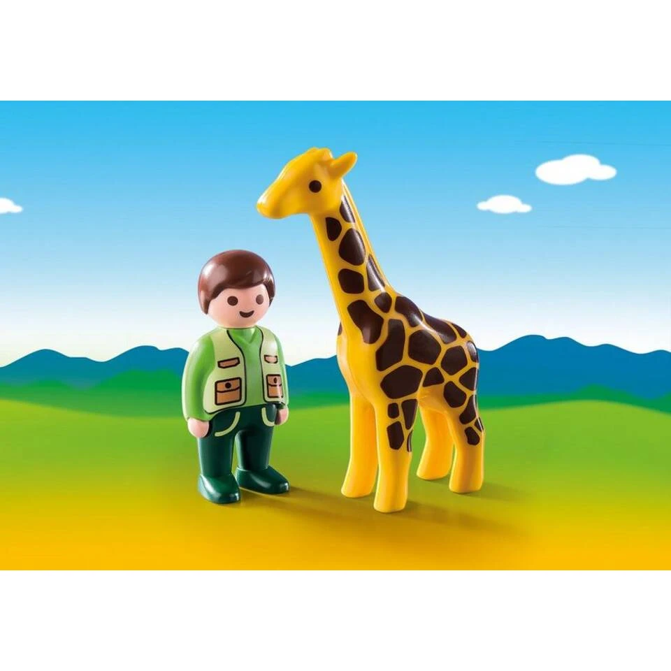 PLAYMOBIL City Life Dierenverzorger Met Giraf 9380 6 PLAYMOBIL City Life Dierenverzorger Met Giraf 9380 - Afbeelding 4