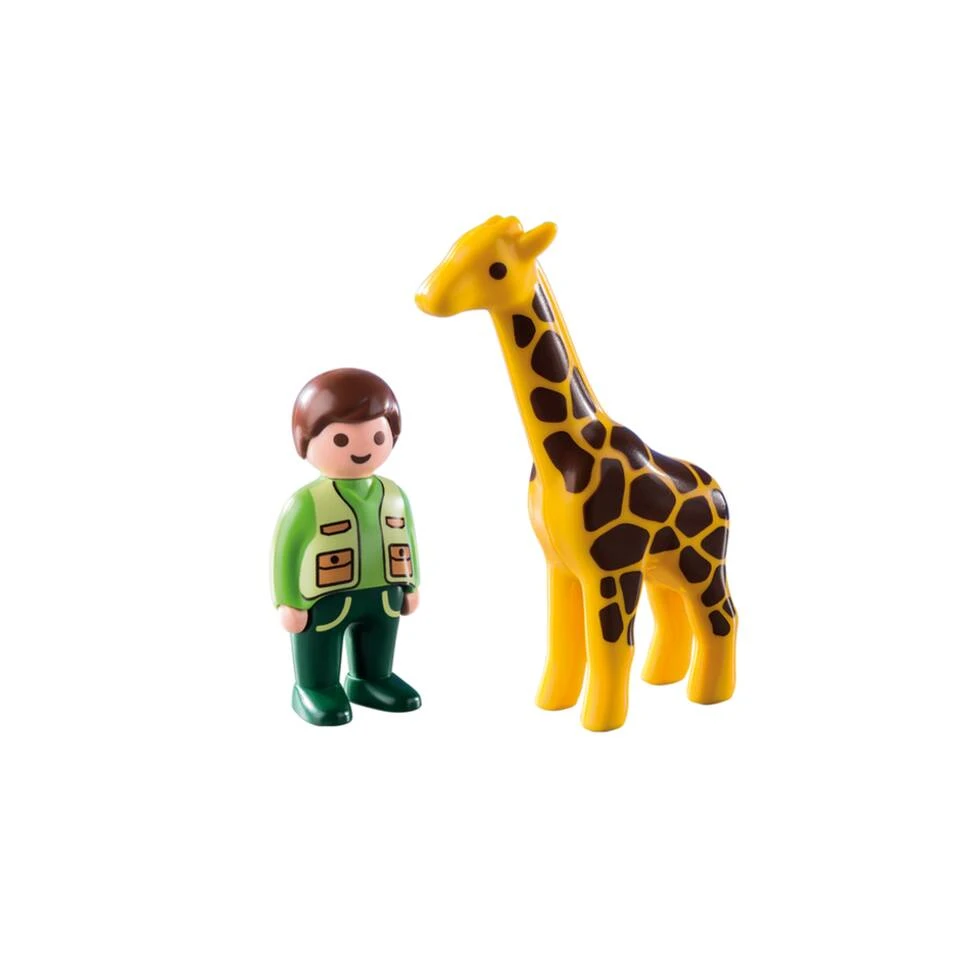 PLAYMOBIL City Life Dierenverzorger Met Giraf 9380 4 PLAYMOBIL City Life Dierenverzorger Met Giraf 9380 - Afbeelding 2