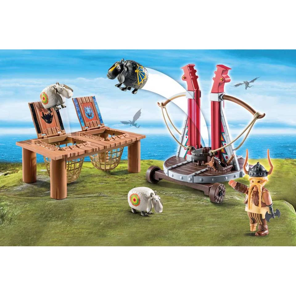 PLAYMOBIL Dragons Rochel Met Schapenslingeraar 9461 4 PLAYMOBIL Dragons Rochel Met Schapenslingeraar 9461 - Afbeelding 2