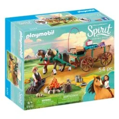 PLAYMOBIL Spirit Lucky's Vader En Wagen 9477