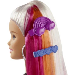 Barbie Mannequinpop Regenboog Glitterhaar -Kinderspeelgoed Korting 1974996 929985a4