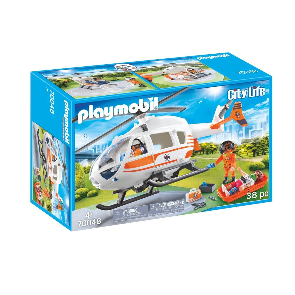 PLAYMOBIL City Life Eerste Hulp Helikopter 70048 7 PLAYMOBIL City Life Eerste Hulp Helikopter 70048 - Afbeelding 5