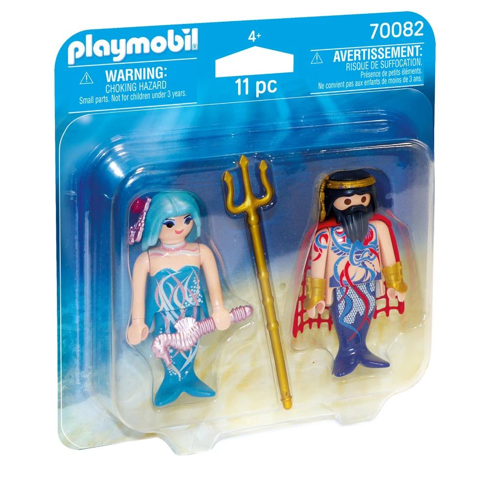 PLAYMOBIL DuoPack Zeemeermin En Koning 70082 3 PLAYMOBIL DuoPack Zeemeermin En Koning 70082