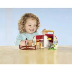PLAYMOBIL 1.2.3 Mijn Meeneem Manege 70180 -Kinderspeelgoed Korting 1976006 fe0e713d