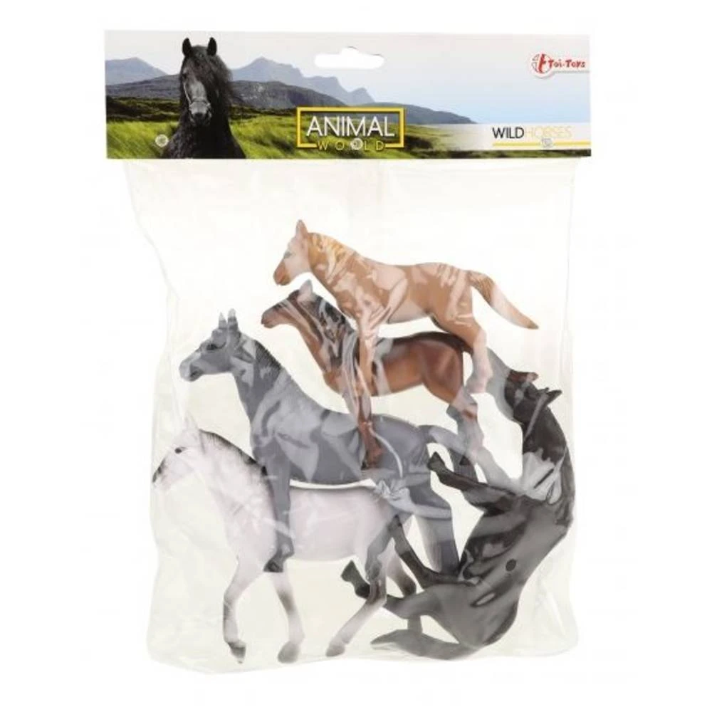 No Brand Animal World Paarden In Zak 5-delig 3 No Brand Animal World Paarden In Zak 5-delig