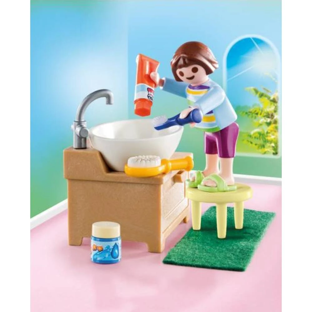 PLAYMOBIL SpecialPLUS Meisje Aan Wastafel 70301 4 PLAYMOBIL SpecialPLUS Meisje Aan Wastafel 70301 - Afbeelding 2