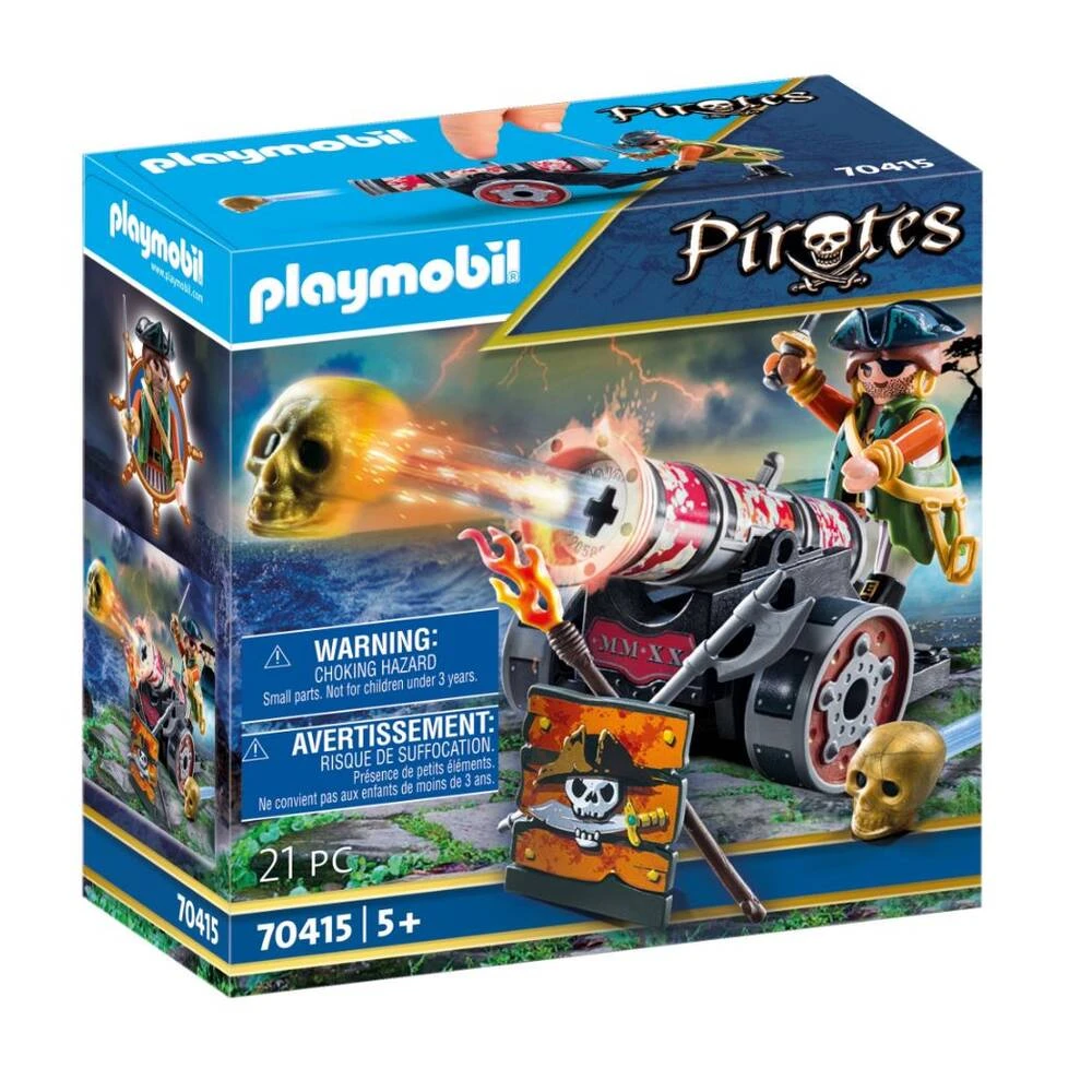 PLAYMOBIL Pirates Piraat Met Kanon 70415 3 PLAYMOBIL Pirates Piraat Met Kanon 70415