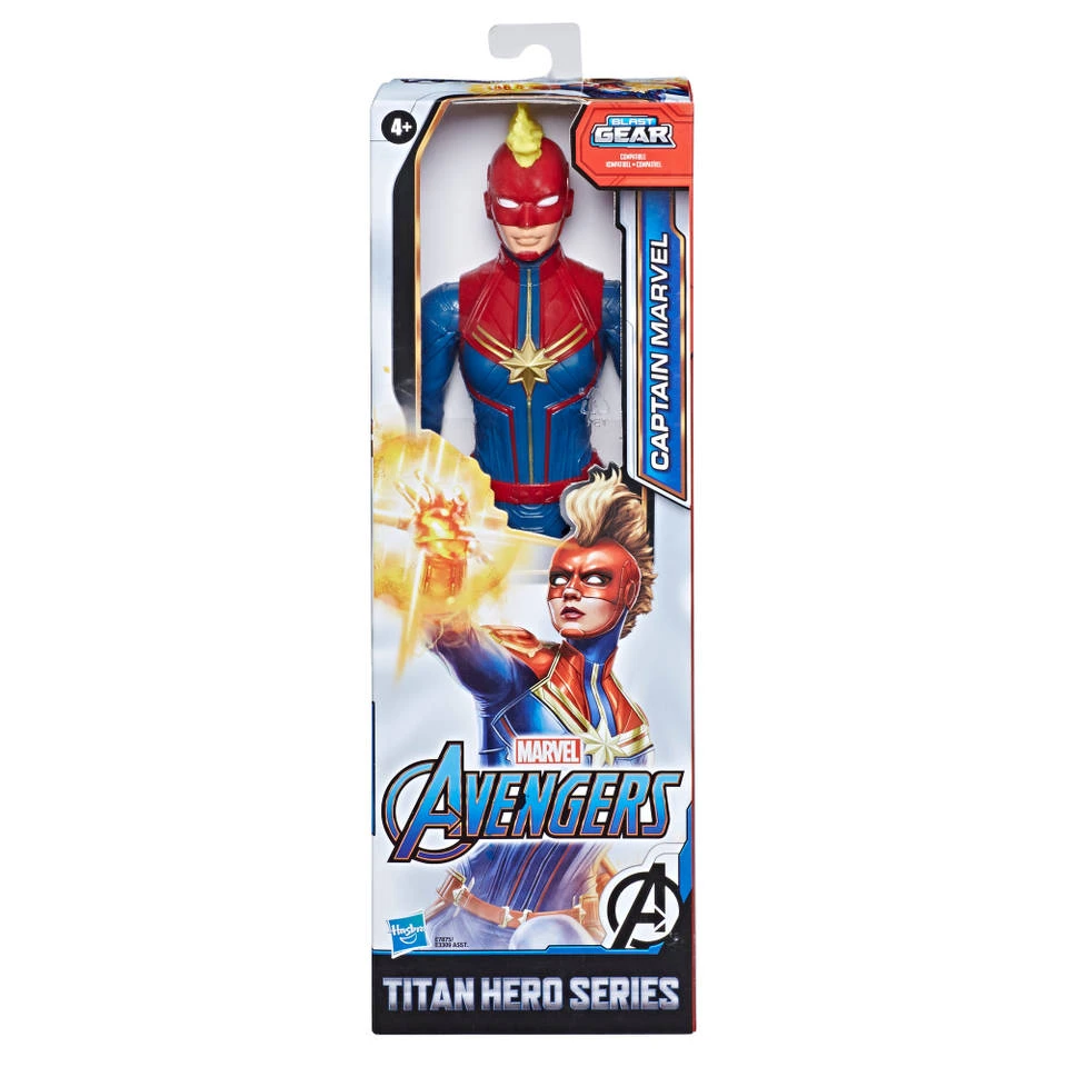Hasbro Marvel Avengers Titan Heroes Figuur Captain Marvel - 30 Cm 4 Hasbro Marvel Avengers Titan Heroes Figuur Captain Marvel - 30 Cm - Afbeelding 2