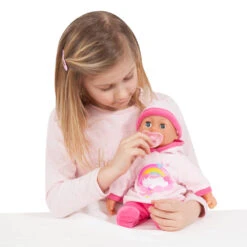 No Brand Babypop Eerste Woordjes Babypop - 38 Cm -Kinderspeelgoed Korting 1982991 b5ac5e73