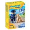 PLAYMOBIL 1.2.3 Politieman Met Hond 70408 -Kinderspeelgoed Korting 1984509 28a924b8