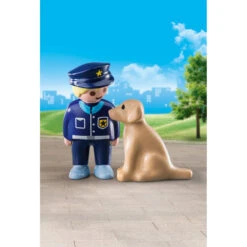 PLAYMOBIL 1.2.3 Politieman Met Hond 70408 6 PLAYMOBIL 1.2.3 Politieman Met Hond 70408 -Kinderspeelgoed Korting 1984509 52a312f0