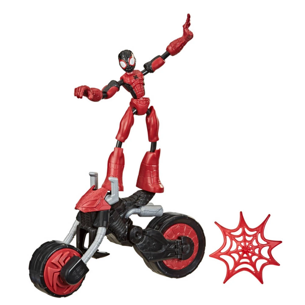 Hasbro Marvel Avengers Bend And Flex Rider Spider-Man 3 Hasbro Marvel Avengers Bend And Flex Rider Spider-Man