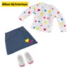 Poppenkleding Hartjes T-shirt En Rokje 1 Poppenkleding Hartjes T-shirt En Rokje -Kinderspeelgoed Korting 1987017 07769760