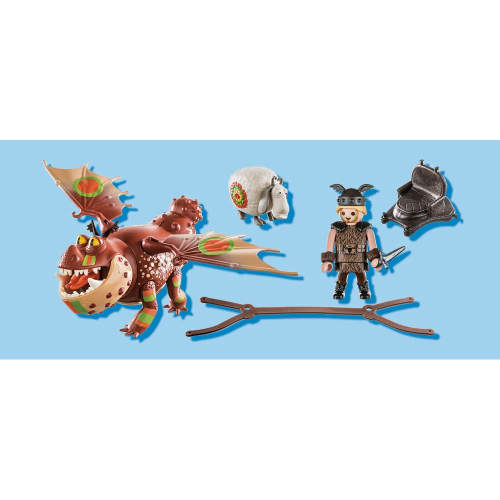 PLAYMOBIL Dragon Racing Vissenpoot En Speknekje 70729 6 PLAYMOBIL Dragon Racing Vissenpoot En Speknekje 70729 - Afbeelding 4