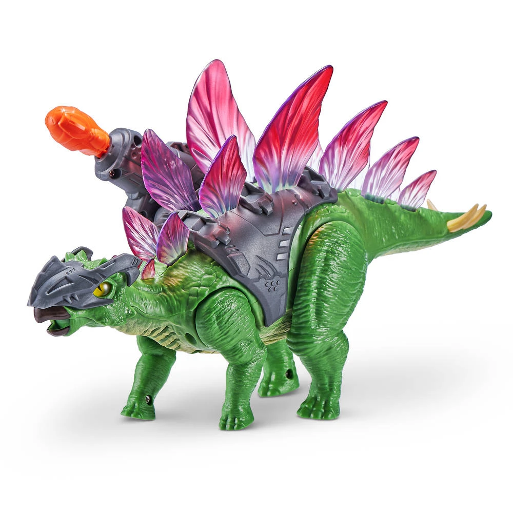 No Brand Zuru Robo Alive Dino Wars Figuur Stegosaurus 5 No Brand Zuru Robo Alive Dino Wars Figuur Stegosaurus - Afbeelding 3