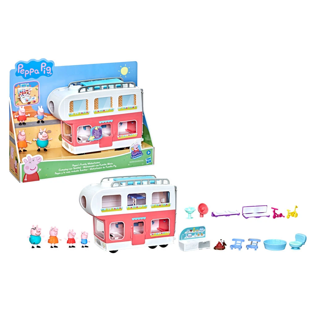 Hasbro Peppa Pig Camper + Accessoires 3 Hasbro Peppa Pig Camper + Accessoires