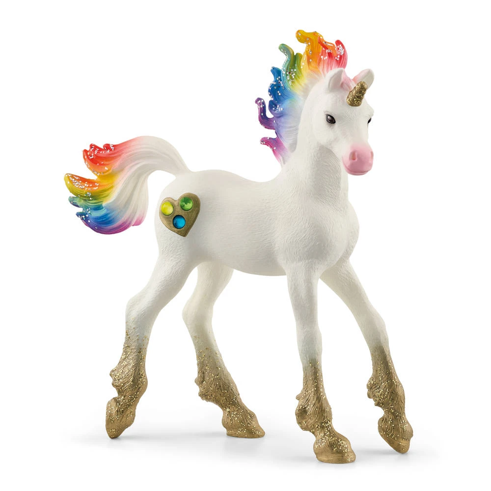 Schleich BAYALA Regenboog Unicorn Veulen 70727 3 Schleich BAYALA Regenboog Unicorn Veulen 70727
