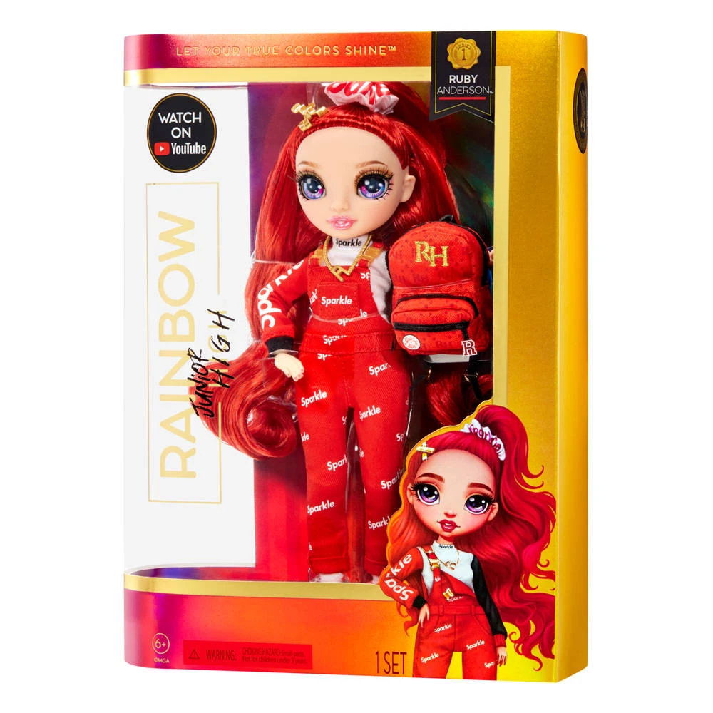 Rainbow High Junior High Pop Ruby Anderson 6 Rainbow High Junior High Pop Ruby Anderson - Afbeelding 4