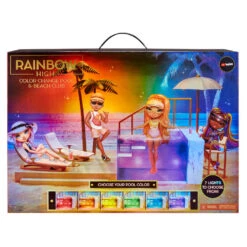 Rainbow High Kleurveranderende Pool & Beach Club Speelset 10 Rainbow High Kleurveranderende Pool & Beach Club Speelset -Kinderspeelgoed Korting 1991150 c6e4f242