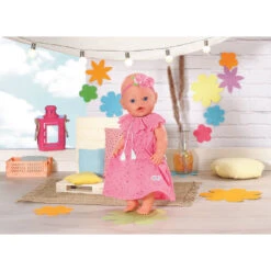 BABY Born Trendy Bloemenjurk - 43 Cm - Roze -Kinderspeelgoed Korting 1991342 6bb7f5cc