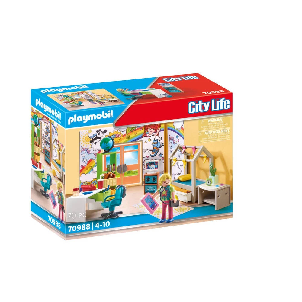 PLAYMOBIL City Life Tienerkamer 70988 3 PLAYMOBIL City Life Tienerkamer 70988