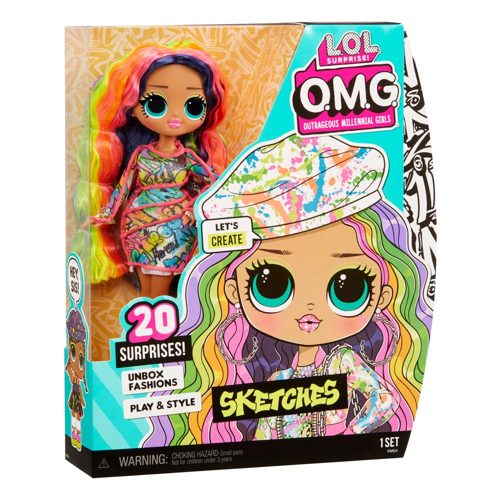 L.O.L. Surprise! O.M.G. Core S6 Sketches 7 L.O.L. Surprise! O.M.G. Core S6 Sketches - Afbeelding 5