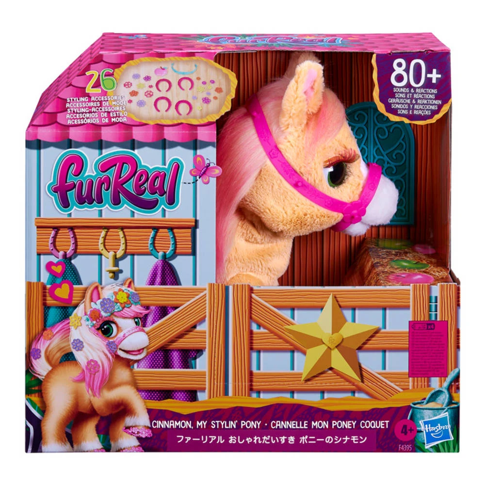 FurReal Friends My Stylin' Pony Cinnamon - 35 Cm 5 FurReal Friends My Stylin' Pony Cinnamon - 35 Cm - Afbeelding 3