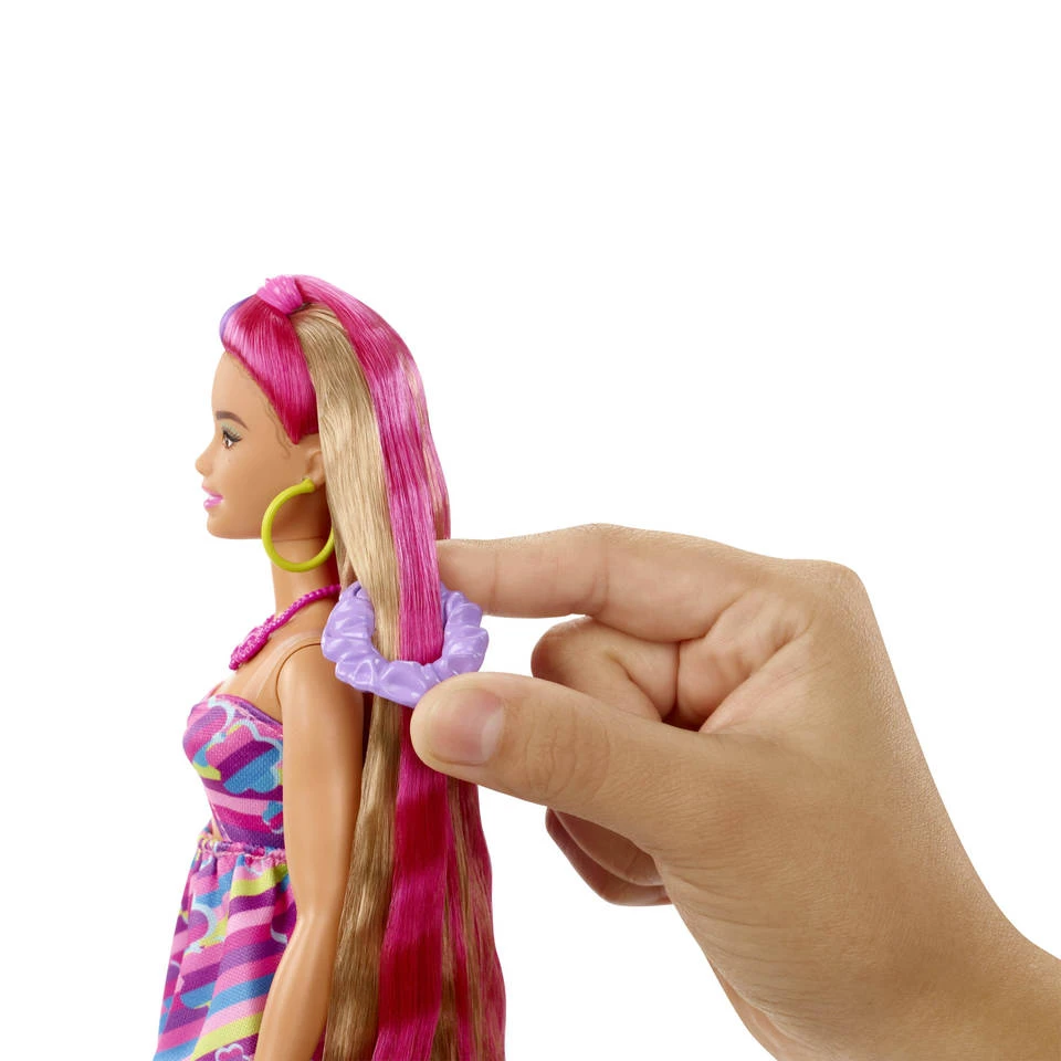 Barbie Totally Hair Pop Bloemetjes 6 Barbie Totally Hair Pop Bloemetjes - Afbeelding 4
