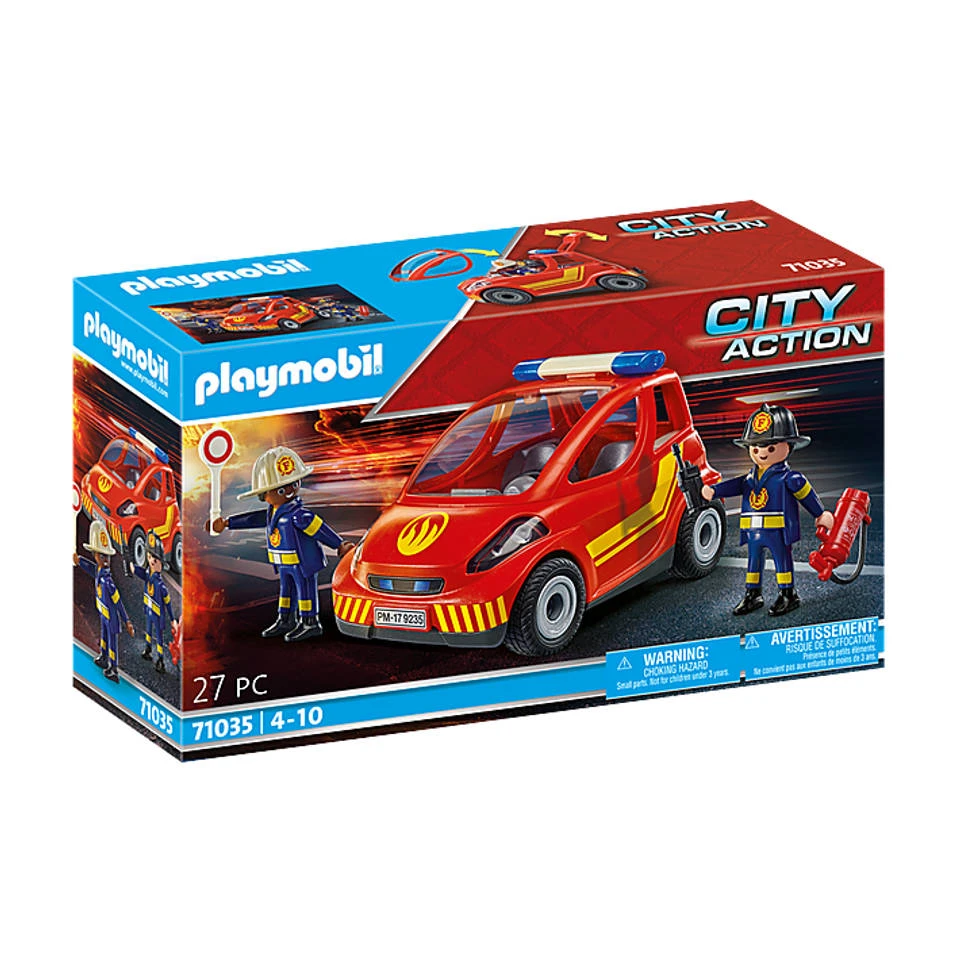 PLAYMOBIL City Action Kleine Brandweerwagen 71035 4 PLAYMOBIL City Action Kleine Brandweerwagen 71035 - Afbeelding 2