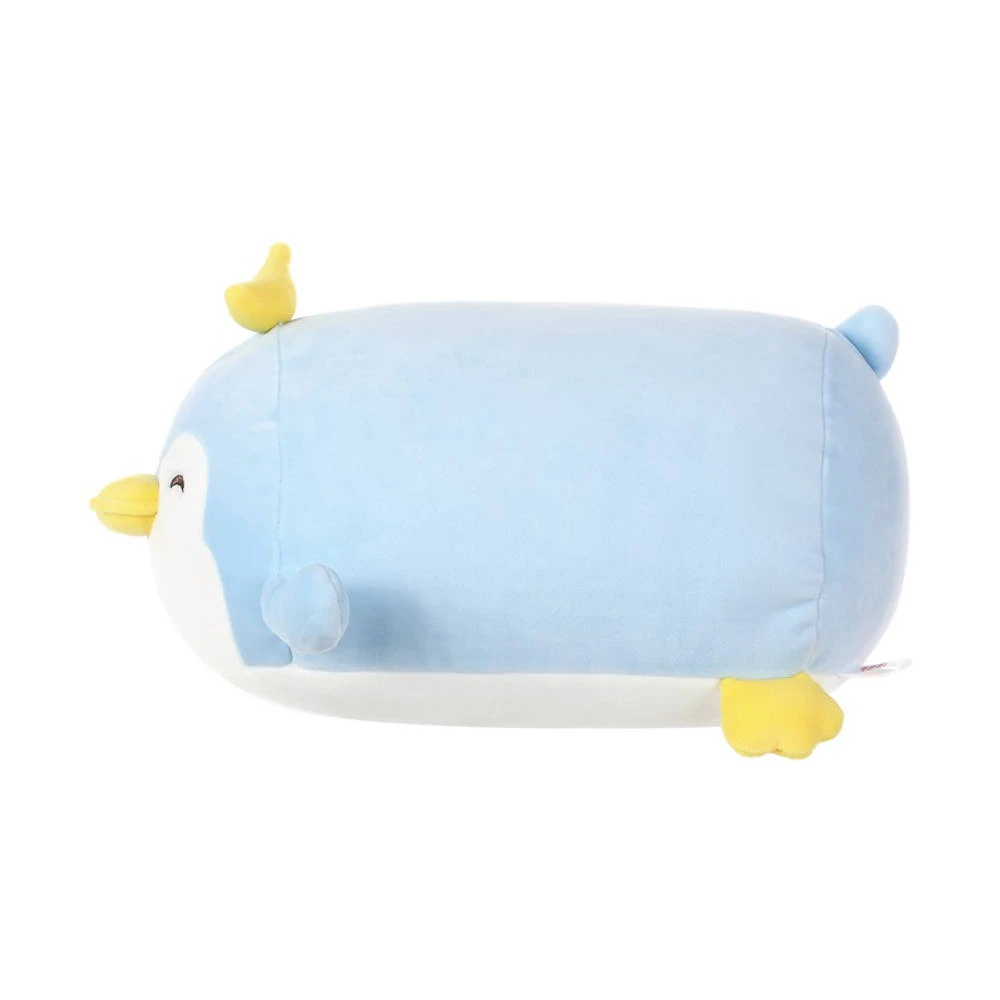 Miniso Pluchen Liggende Pinguïn Met Banaan - Blauw 4 Miniso Pluchen Liggende Pinguïn Met Banaan - Blauw - Afbeelding 2