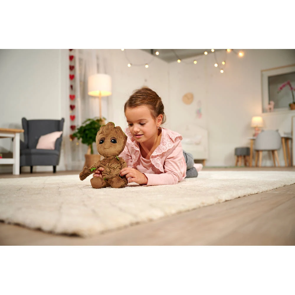 SIMBA Disney Marvel Pluchen Baby Groot Knuffel - 25 Cm 4 SIMBA Disney Marvel Pluchen Baby Groot Knuffel - 25 Cm - Afbeelding 2