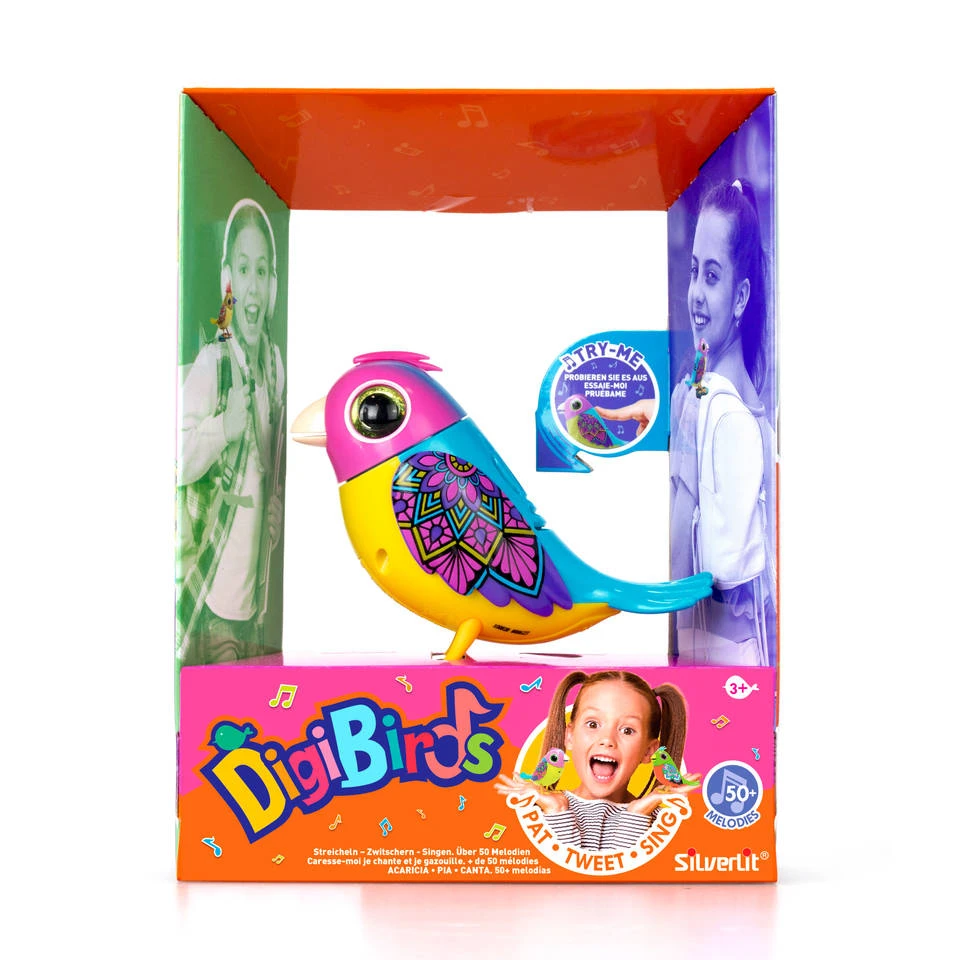 Silverlit DigiBirds Single Interactief Vogeltje Gold Finch 3 Silverlit DigiBirds Single Interactief Vogeltje Gold Finch