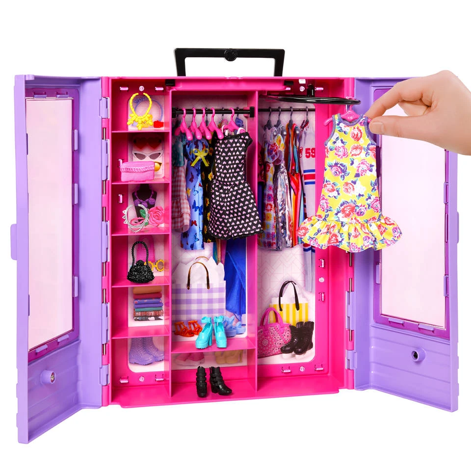 Barbie Super Kledingkast Speelset Met Pop 8 Barbie Super Kledingkast Speelset Met Pop - Afbeelding 6