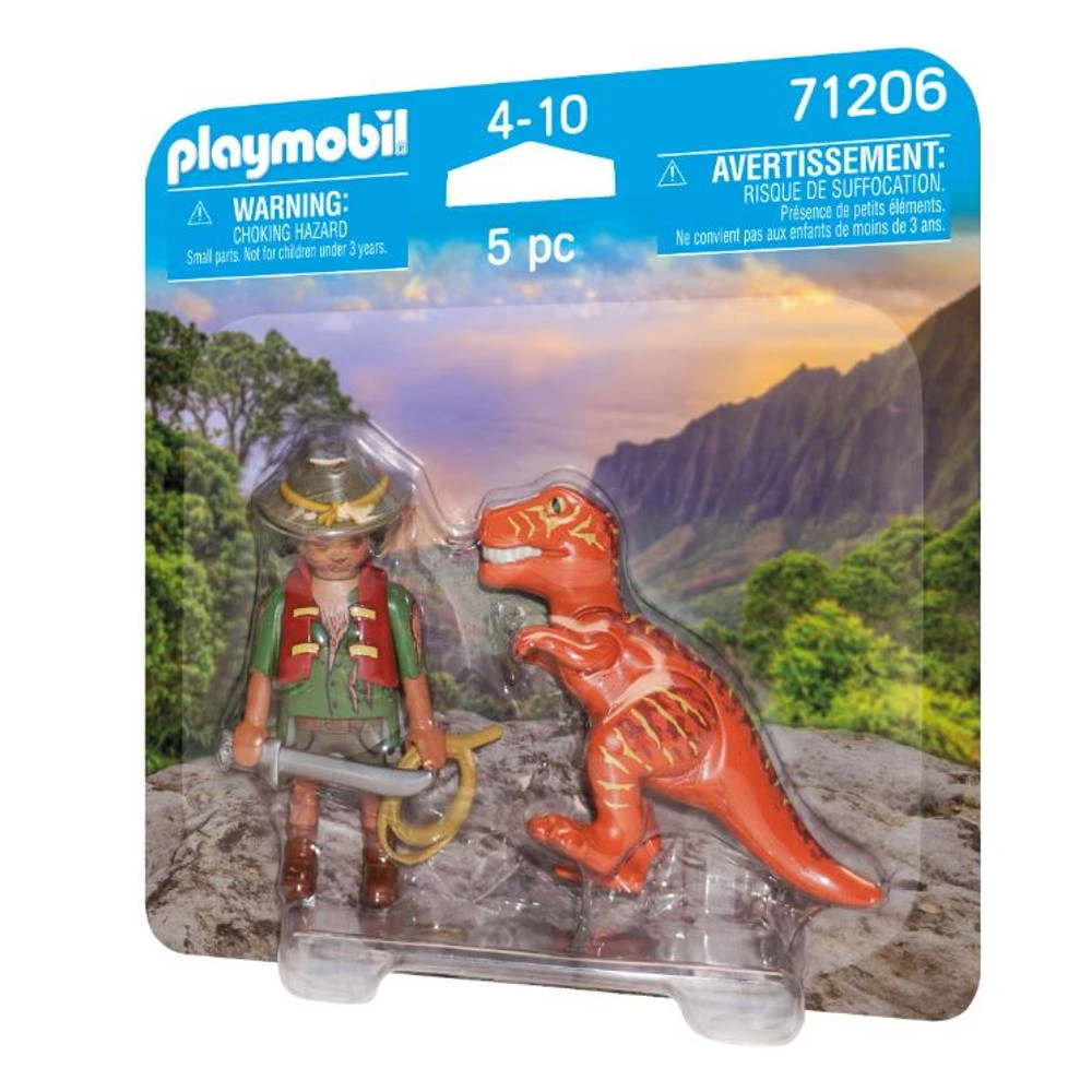PLAYMOBIL DuoPack Avonturier Met T-Rex 71206 7 PLAYMOBIL DuoPack Avonturier Met T-Rex 71206 - Afbeelding 5