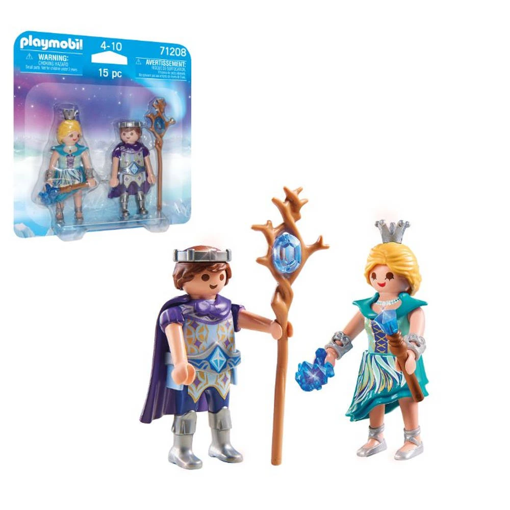 PLAYMOBIL DuoPack Ijsprinses En Ijsprins 71208 3 PLAYMOBIL DuoPack Ijsprinses En Ijsprins 71208