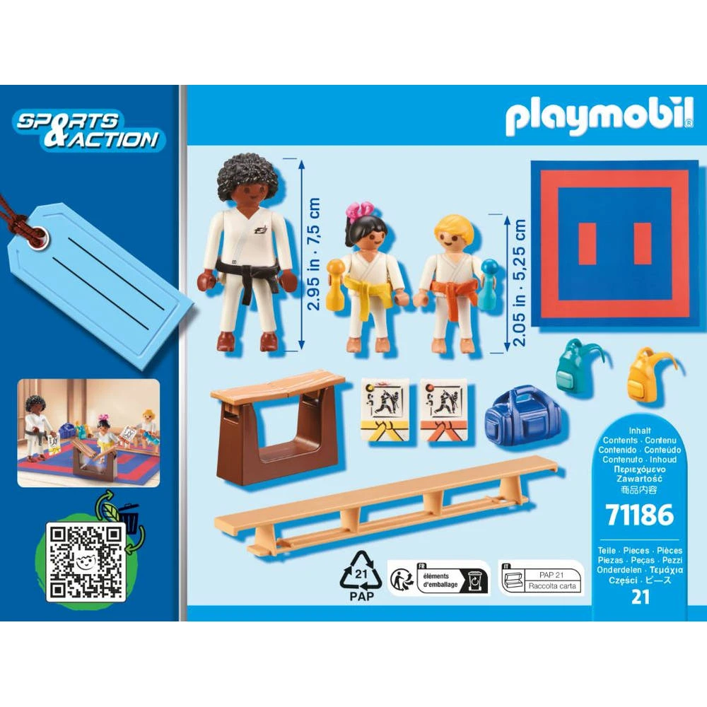 PLAYMOBIL Karate Training Cadeauset 71186 7 PLAYMOBIL Karate Training Cadeauset 71186 - Afbeelding 5