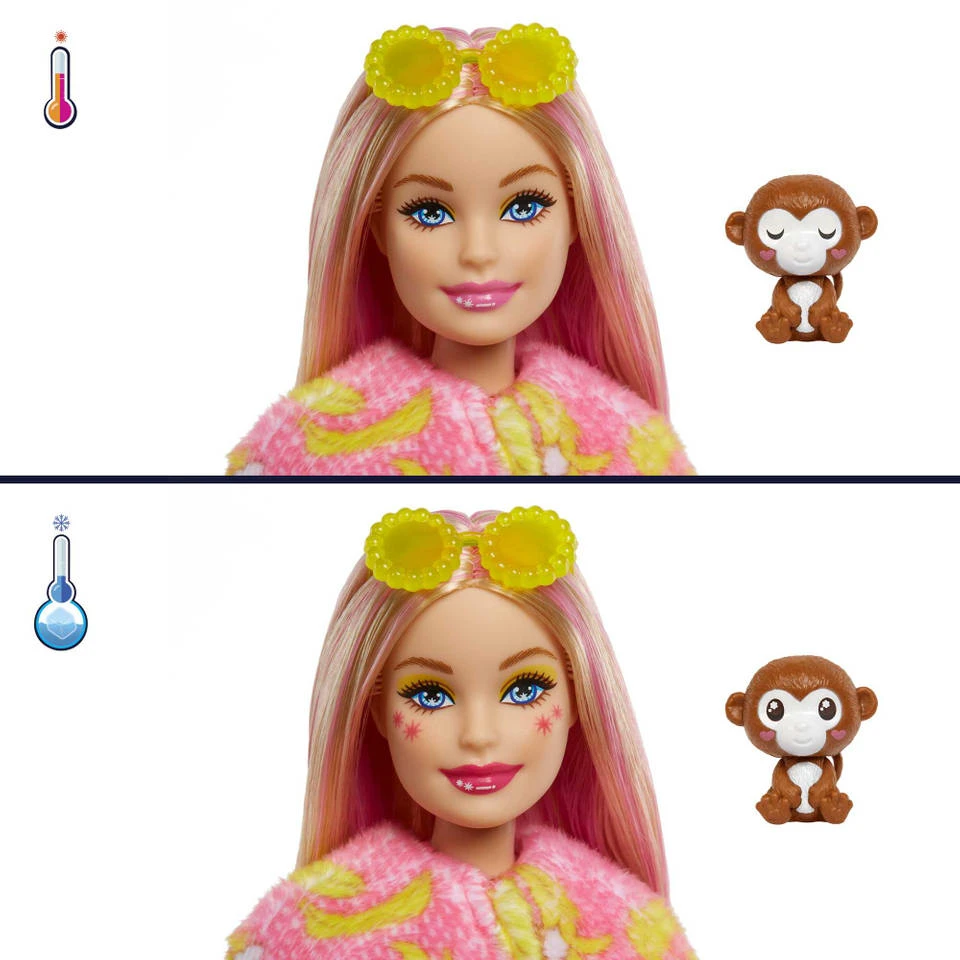 Barbie Cutie Reveal Jungle Aap Pop 8 Barbie Cutie Reveal Jungle Aap Pop - Afbeelding 6