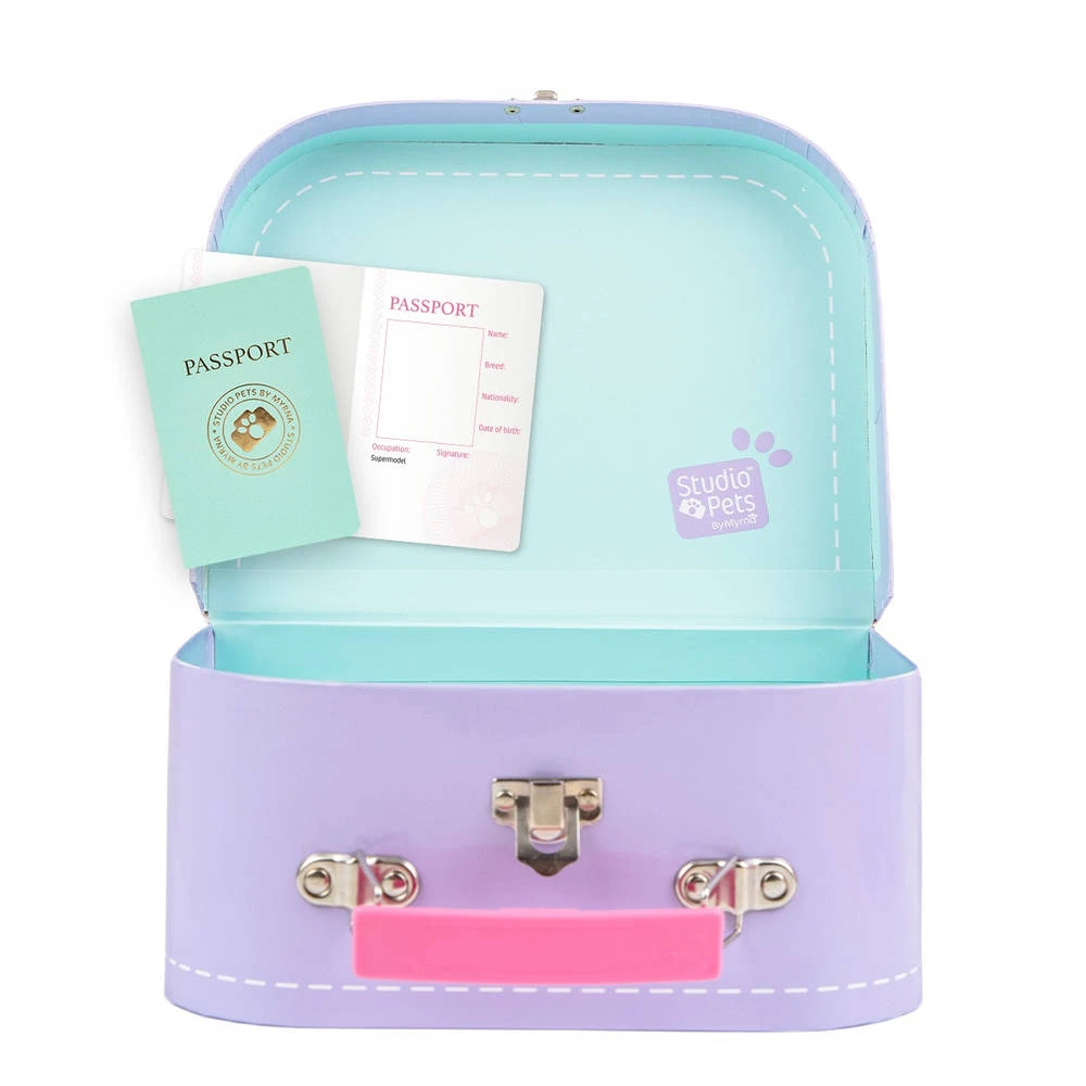 No Brand Studio Pets Koffertje Voor 16 Cm Knuffels - Lila 4 No Brand Studio Pets Koffertje Voor 16 Cm Knuffels - Lila - Afbeelding 2