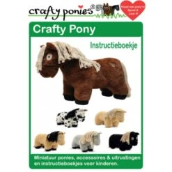 Crafty Ponies - Paarden Knuffel, Zwart -Kinderspeelgoed Korting crafty ponies paarden knuffel zwart 6