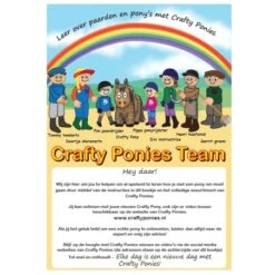 Crafty Ponies - Paarden Knuffel, Zwart/Zwart -Kinderspeelgoed Korting crafty ponies paarden knuffel zwartzwart 4