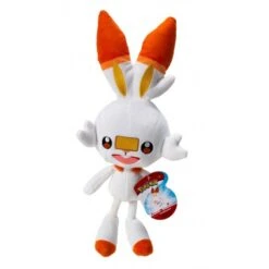 Scorbunny Pluche Knuffel 20 Cm, Pokemon