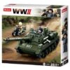 Sluban WW2 Geallieerde Anti Tank -Kinderspeelgoed Korting sluban ww2 geallieerde anti tank